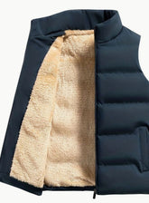 Anna | Bodywarmer Dames Fleece Gevoerd Mouwloos Wintervest Opstaande Kraag