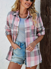 Lotte | Dames Oversized Geruit Flanel Overhemd met Lange Mouwen