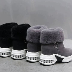 Anna | Enkellaarsjes Dames Warme Winterlaarzen Luchtdemping Antislip Zool