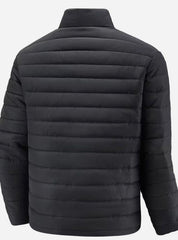 Bram | Heren Slim-Fit Gewatteerde Steppjas Staande Kraag Ritssluiting