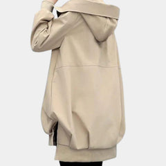 Lotte | Jas Dames Oversized Hoodie Windjack Ritssluiting Capuchon