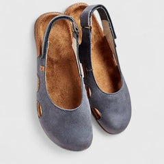 June | Dames Slingback Schoenen met Open Zijkant