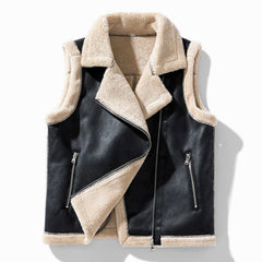 Lieke | Mouwloze Bodywarmer Dames Fleece Gewatteerde Wintervest