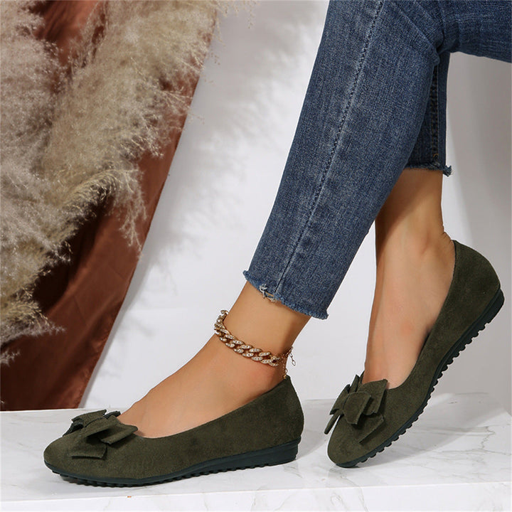 Abigail | Dames Slip-On Schoenen met Strikaccent
