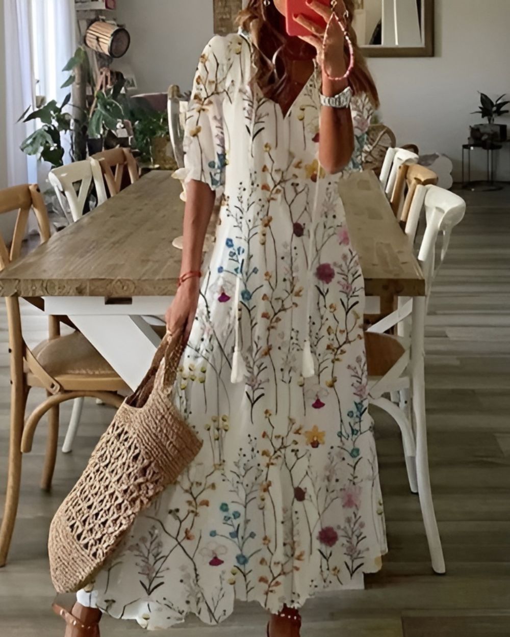 Casey | Dames Boho Magische Wikkeljurk