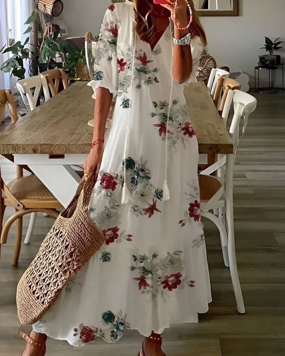 Casey | Dames Boho Magische Wikkeljurk