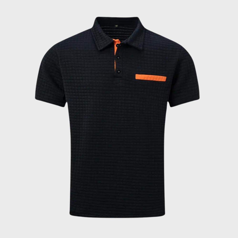 Albert | Heren Casual Contrast Detail Slim Fit Shirt