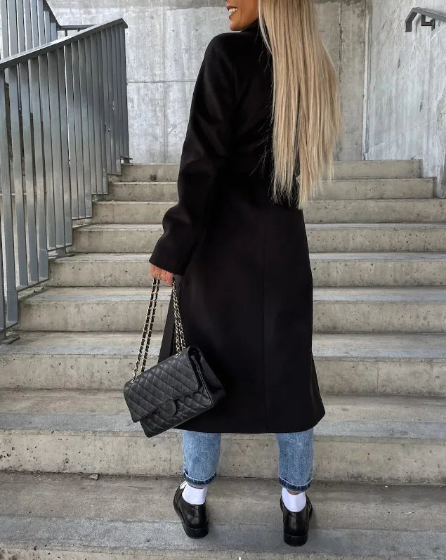 Abigail | Dames Klassieke Lange Trenchcoat