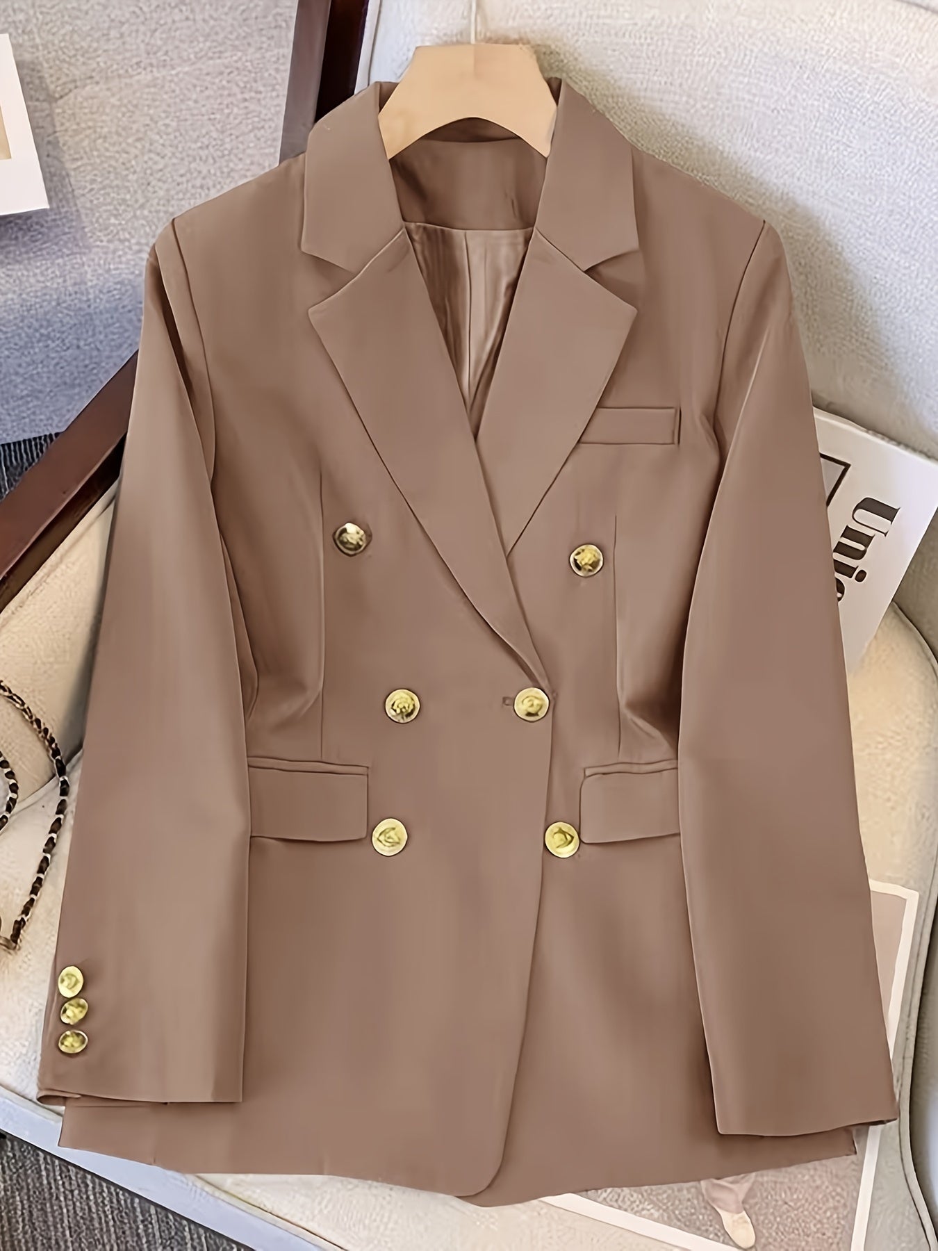 Abigail | Dames Tailored Blazer met Dubbele Knopen