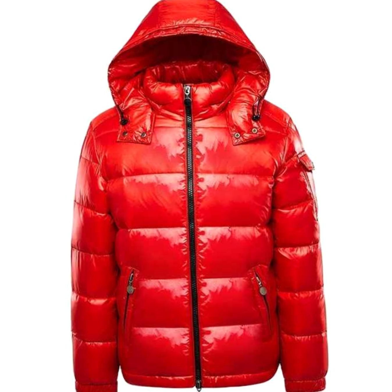 Lars | Glanzende Gewatteerde Puffer Jas Dames Capuchon Winterjas