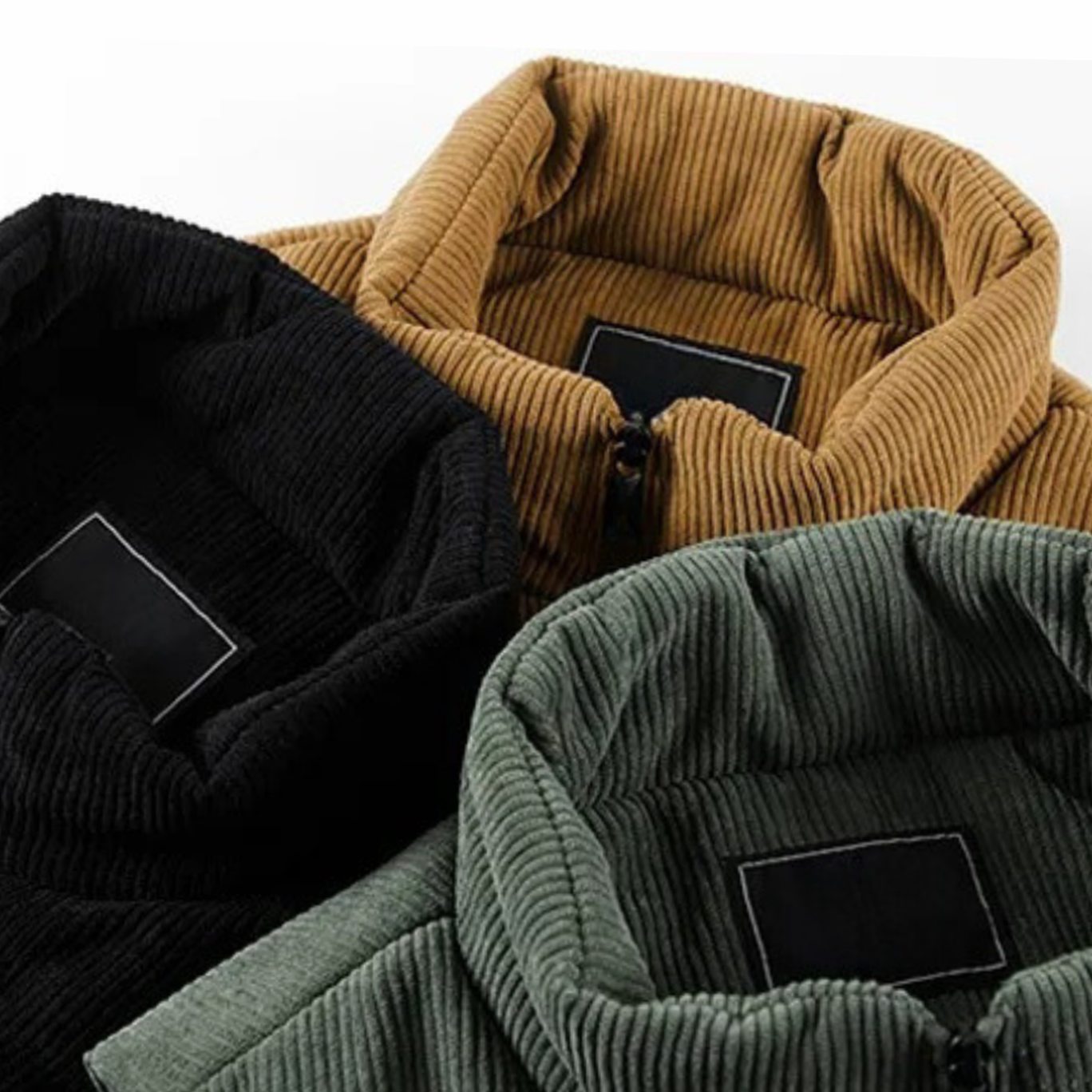 Bowen | Heren Corduroy Gewatteerde Bodywarmer Fleece Gevoerd Vest