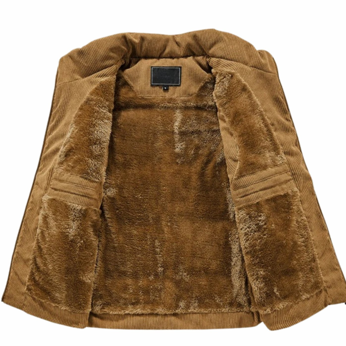 Bowen | Heren Corduroy Gewatteerde Bodywarmer Fleece Gevoerd Vest