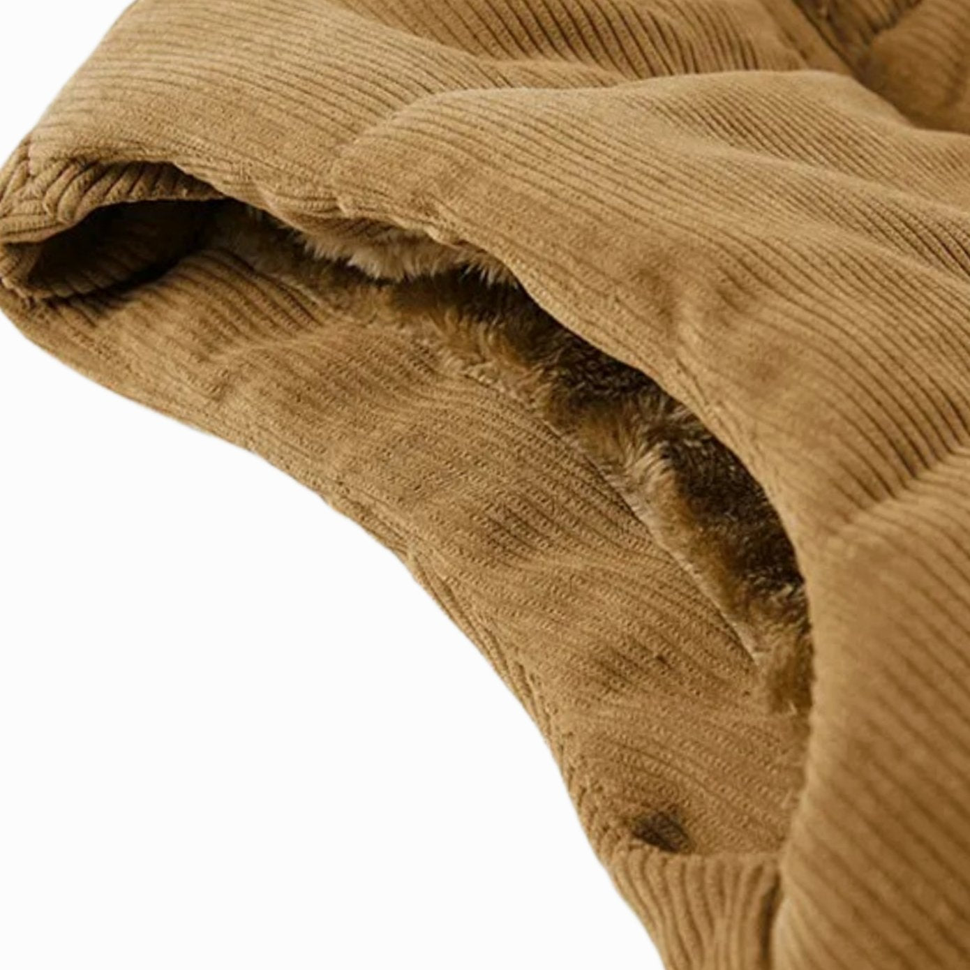 Bowen | Heren Corduroy Gewatteerde Bodywarmer Fleece Gevoerd Vest