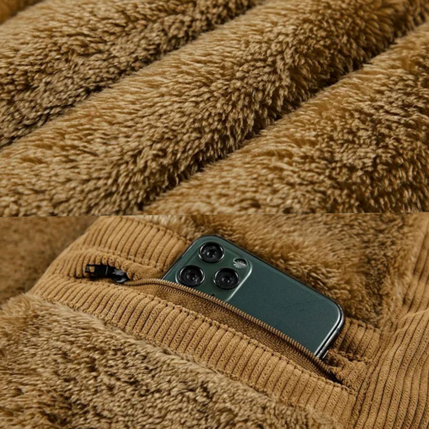 Bowen | Heren Corduroy Gewatteerde Bodywarmer Fleece Gevoerd Vest