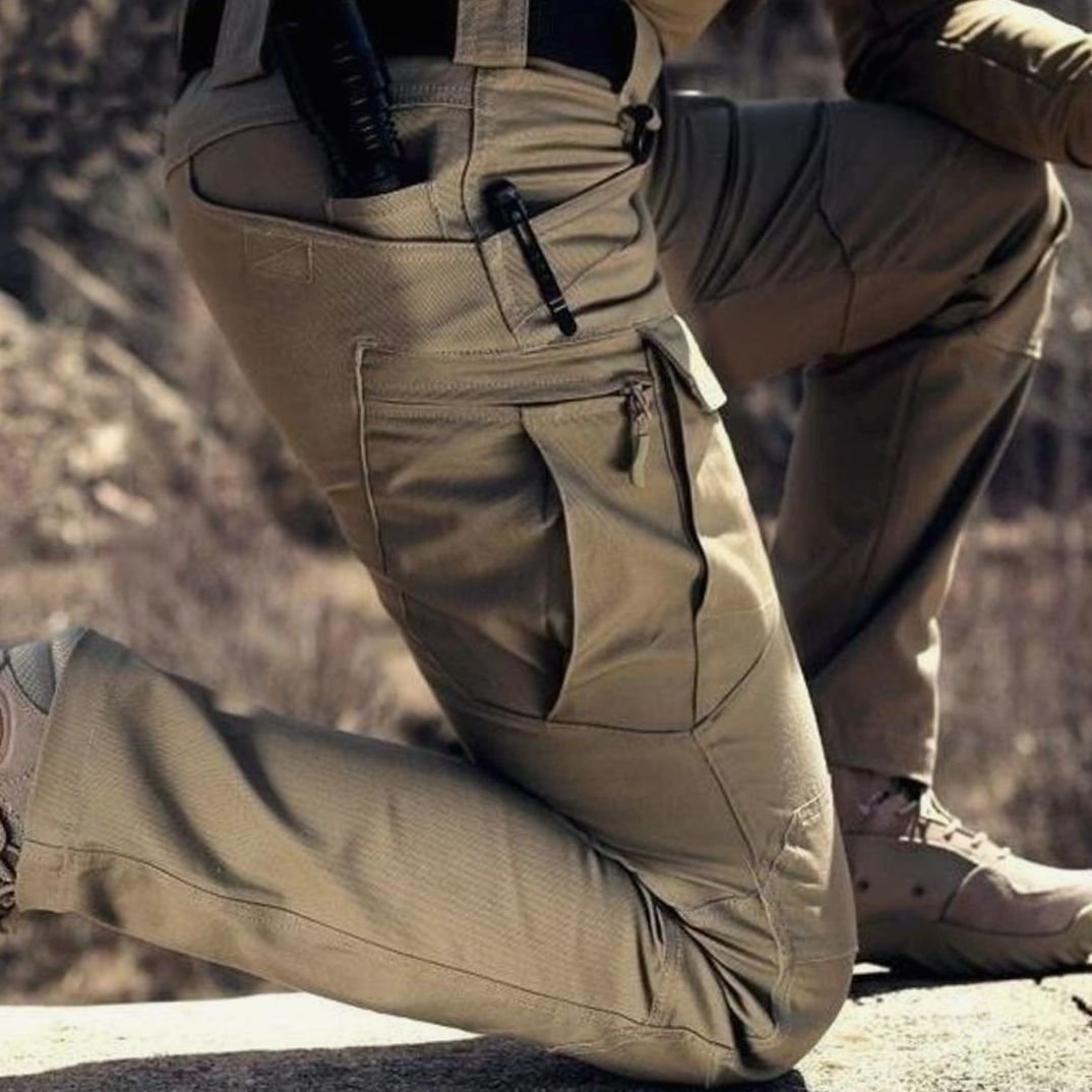 Fabian | Herren Tactical Cargo Hose Outdoor Wandern verstärkte Nähte Multi-Pocket