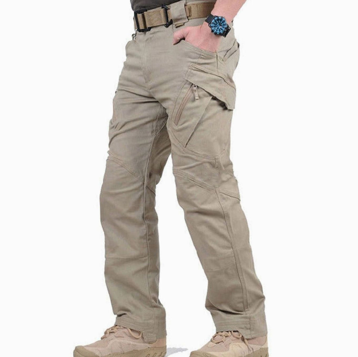 Fabian | Herren Tactical Cargo Hose Outdoor Wandern verstärkte Nähte Multi-Pocket
