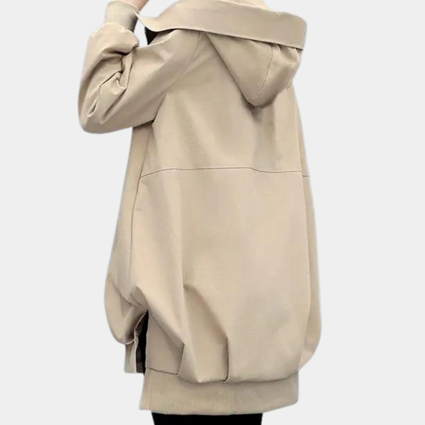 Lotte | Jas Dames Oversized Hoodie Windjack Ritssluiting Capuchon