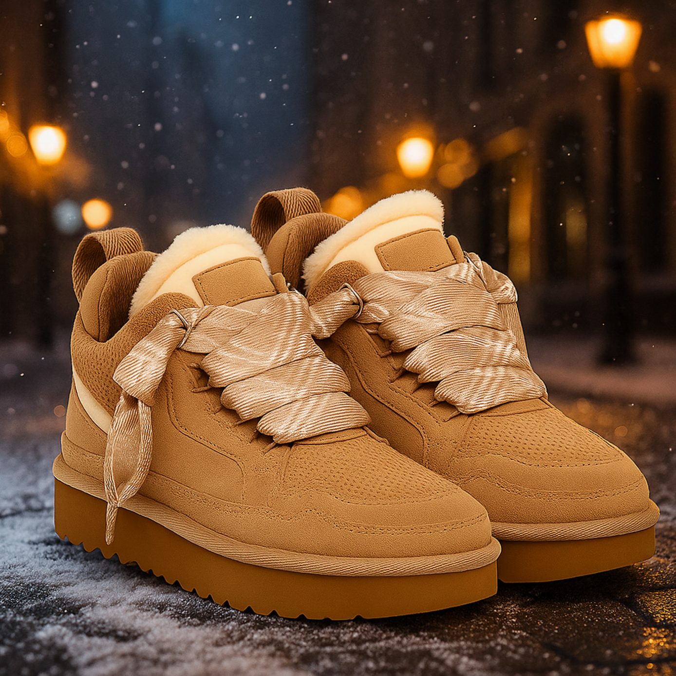 Eva | Laarzen Dames Gevoerde Winterboots Antislipzool Vetersluiting