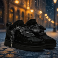 Eva | Laarzen Dames Gevoerde Winterboots Antislipzool Vetersluiting