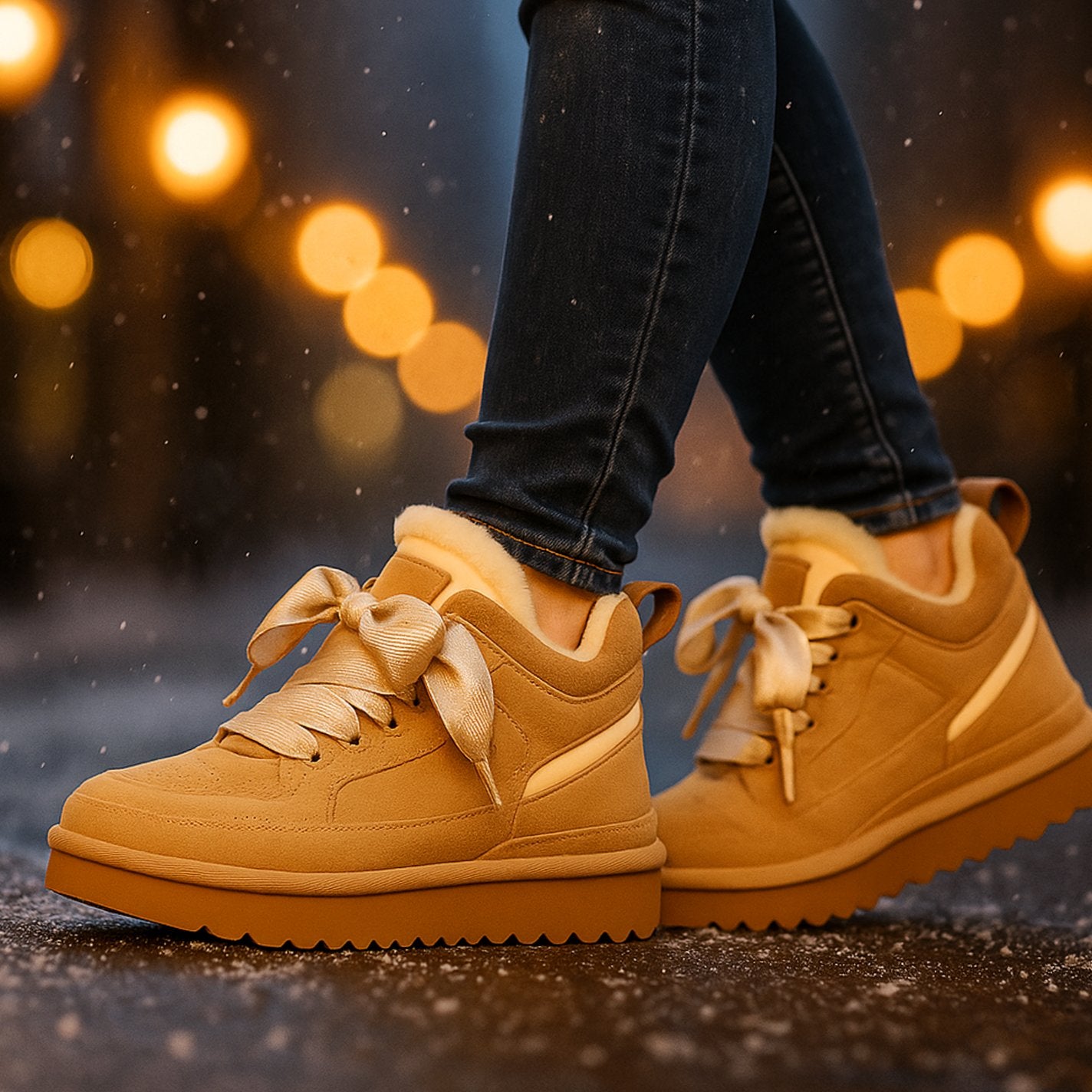 Eva | Laarzen Dames Gevoerde Winterboots Antislipzool Vetersluiting
