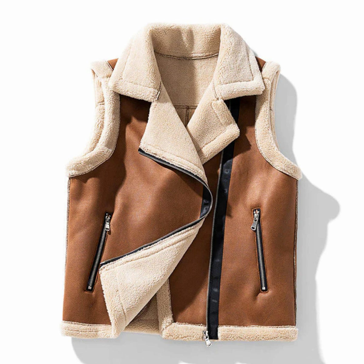 Lieke | Mouwloze Bodywarmer Dames Fleece Gewatteerde Wintervest