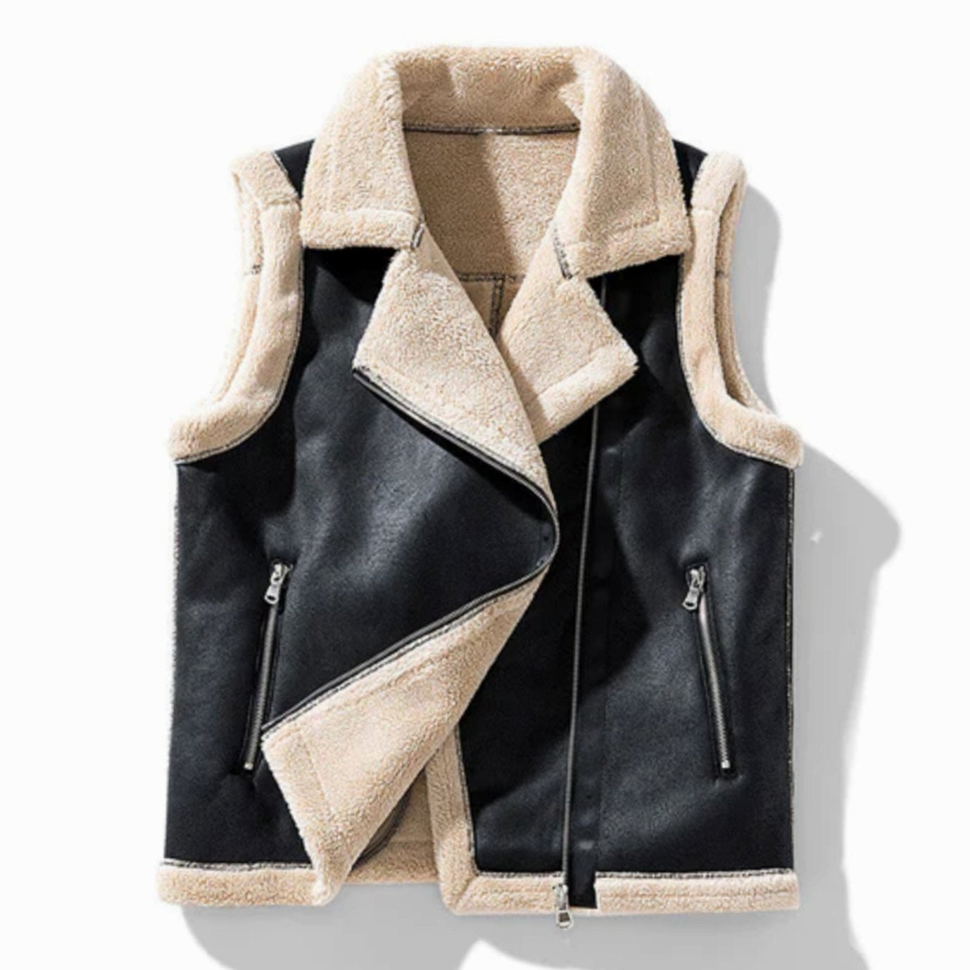 Lieke | Mouwloze Bodywarmer Dames Fleece Gewatteerde Wintervest