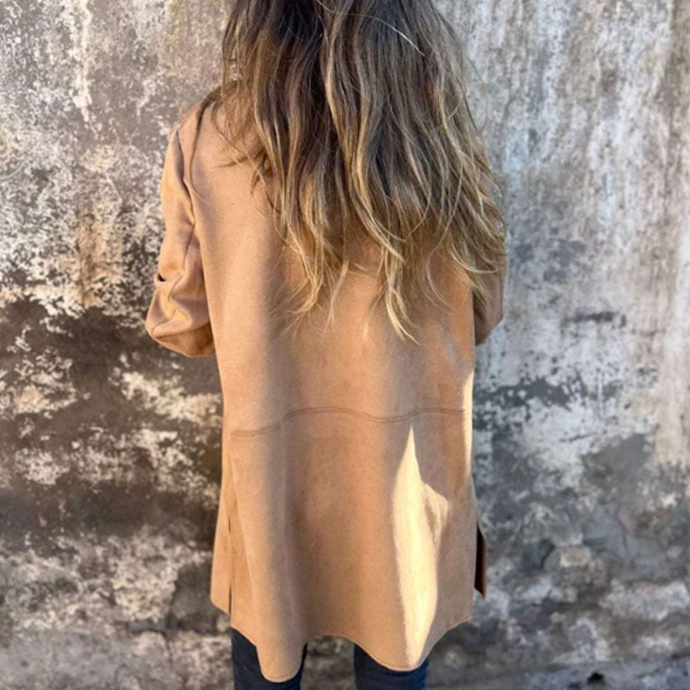 Anna | Trenchcoat Dames Elegante Lange Blazerjas met Reverskraag